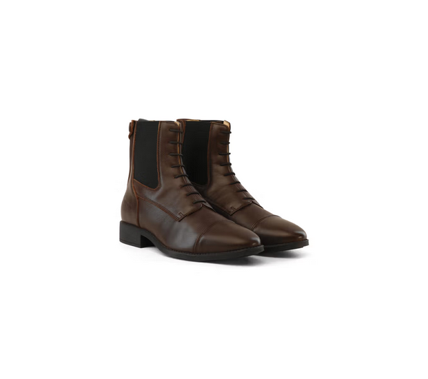 dyon buty jeździeckie brązowe ze sznurówkami