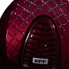 Bordowy kask KEP cromo z diamencikami i