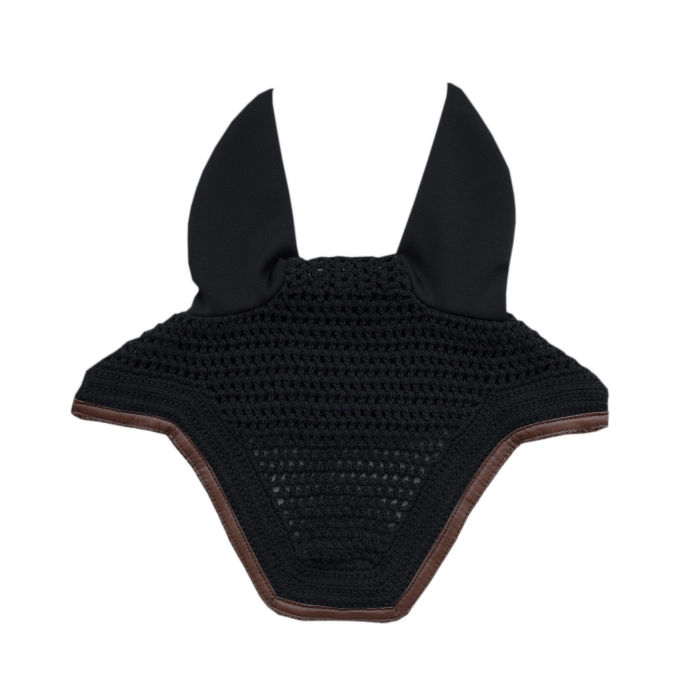 nauszniki kentucky leather black
