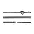 Dy'on wodze gumowe 5/8" US jumping black