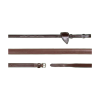 Dy'on wodze gumowe 5/8" US jumping brown
