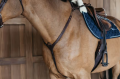 Dy'on napierśnik skórzano-elastyczny z plecionką New English brązowy