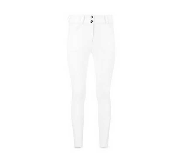 Kentucky bryczesy Miami Women Breeches Full Grip białe