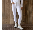Kentucky bryczesy Miami Women Breeches Knee Grip białe