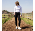Kentucky bryczesy Miami Women Breeches Knee Grip czarne