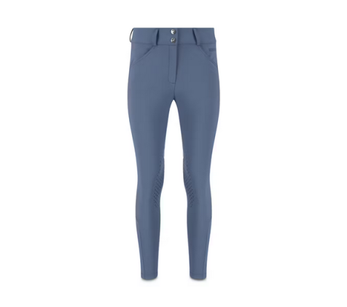 Kentucky bryczesy Miami Women Breeches Knee Grip niebieskie