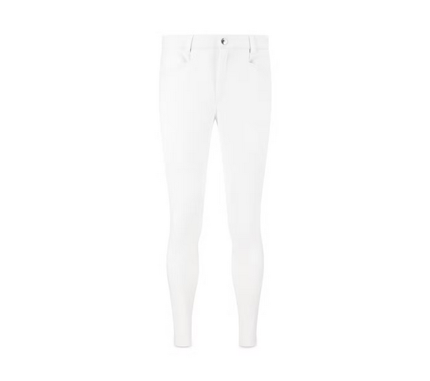 Kentucky bryczesy męskie Mexico Man Breeches Full Grip pełny lej białe