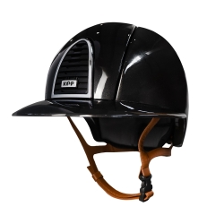 KEP Italia kask Cromo 2.0 Polo Shine Black + Beżowy Pasek