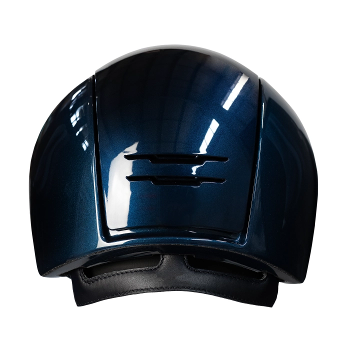 Kask KEP Italia Cromo 2.0 błyszczący niebieski z szerokim daszkiem tył