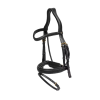 Dy'on ogłowie Plaited Flash Noseband with Pull back D Collection