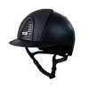 kask kep granat matowy star glitter szeroki daszek
