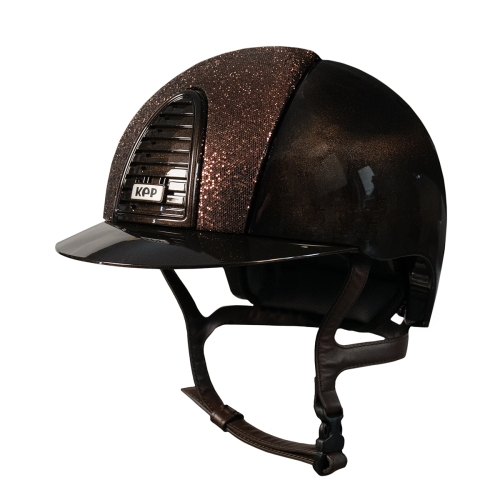 kask kep cromo 2.0 brązowy glitter polish metal
