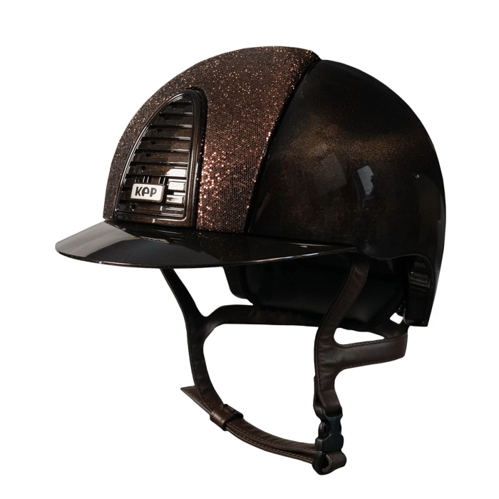 kask kep cromo 2.0 brązowy glitter polish metal