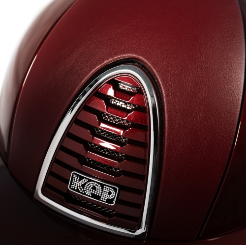KEP Italia kask Cromo 2.0 Polo Metal Leather Bordo