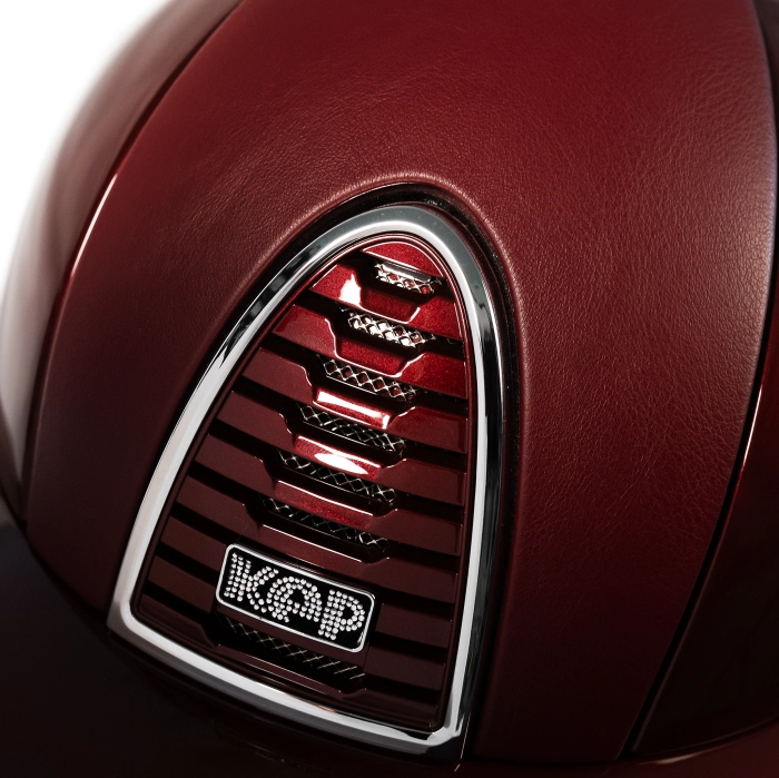 KEP Italia kask Cromo 2.0 Polo Metal Leather Bordo