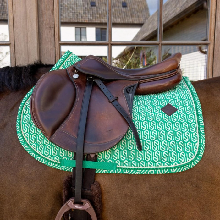 Kentucky czaprak Velvet Printing green