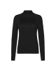 TROLLE sweter Technical Merino Half Zip czarny