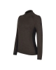 TROLLE sweter Technical Merino Half Zip brązowy brown