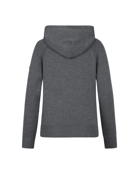 trolle wełniana bluza z kapturem grey
