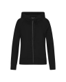 TROLLE bluza Loose Fit Extra Fine Merino Zip black