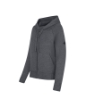 TROLLE bluza Loose Fit Extra Fine Merino Zip grey