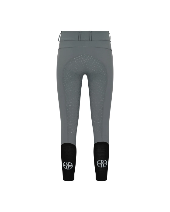 TROLLE bryczesy High Waist Breeches Full Grip damskie bryczesy z wysokim stanem i pełnym lejem szare