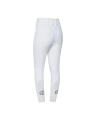 TROLLE bryczesy High Waist Breeches Full Grip damskie bryczesy z wysokim stanem i pełnym lejem białe