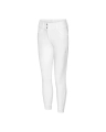 TROLLE bryczesy High Waist Breeches Full Grip damskie bryczesy z wysokim stanem i pełnym lejem white