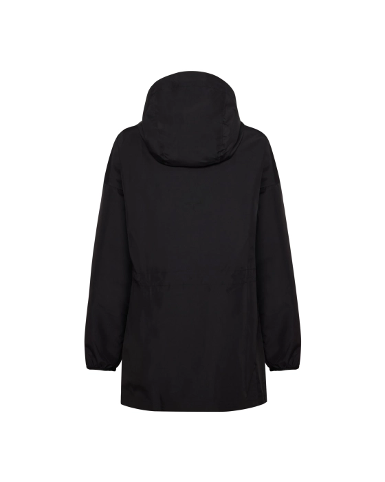 TROLLE płaszcz Heat-Sealed Breathable Rain Coat płaszcz przeciwdeszczowy czarny black tył
