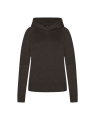 TROLLE bluza Loose Fit Extra Fine Merin z kapturem brown brązowa
