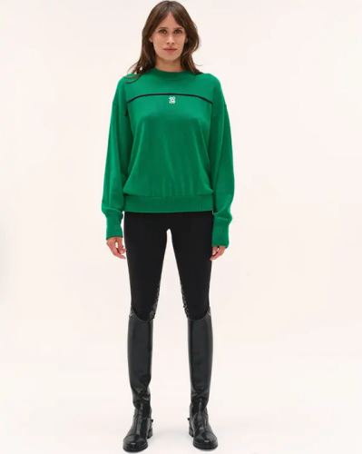 sweter do jazdy konnej dada sport merlin zielony