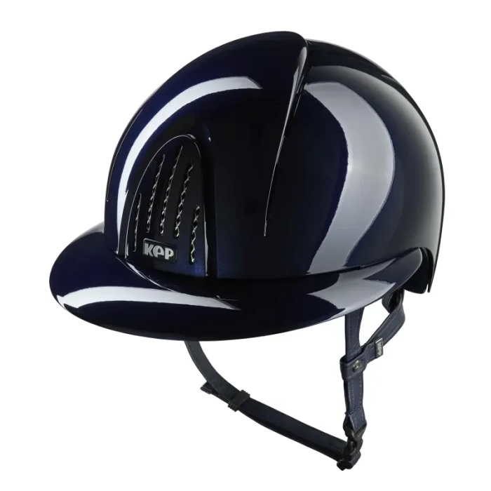 Granatowy kask KEP Italia Smart Nova polo Polish