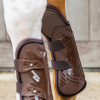 Kentucky ochraniacze Tendon Boots Elastic Knee Protection brązowe