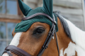 Kentucky nauszniki wyciszające Wellington Velvet Pearls butelkowa zielen