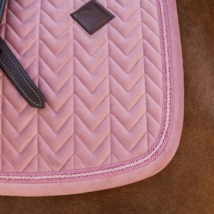 Kentucky czaprak Velvet Mini Pearls, pony old rose różowy