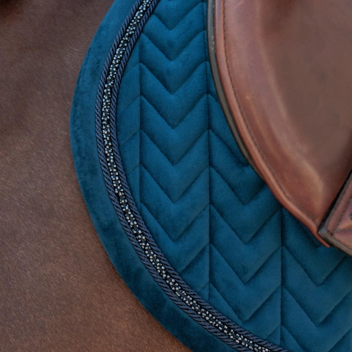 Kentucky czaprak Velvet Mini Pearls, pony navy granat
