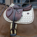 Kentucky czaprak Velvet Horse printing beige beżowy