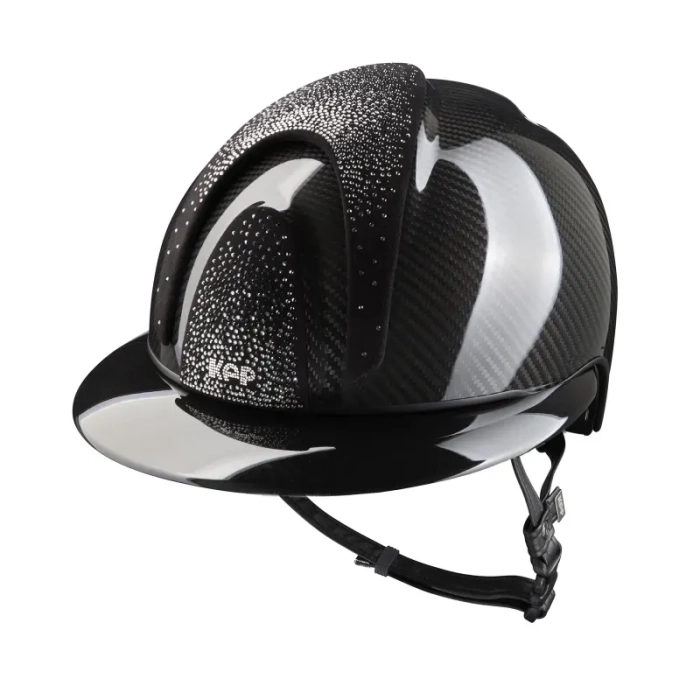 KEP Italia kask Carbon E-light Polo Nebula Silver Shine Black