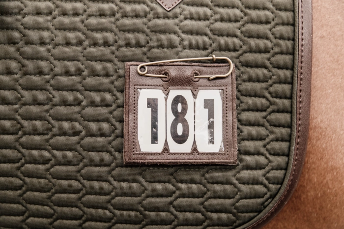 Head Number PVC Safety Pin Brown