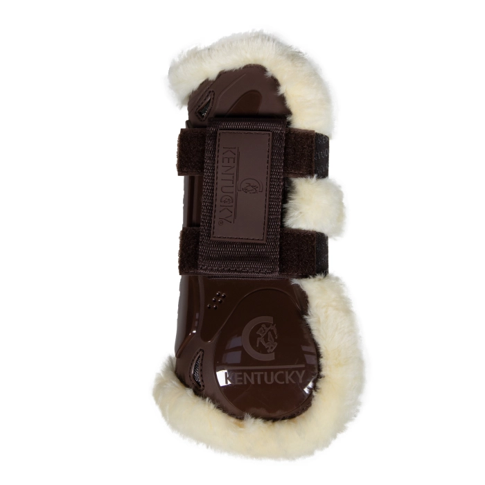 Kentucky ochraniacze Vegan Sheepskin Tendon Boots Velcro