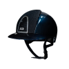 Kask KEP Italia Cromo 2.0 luminor shine z szerokim daszkiem niebieski