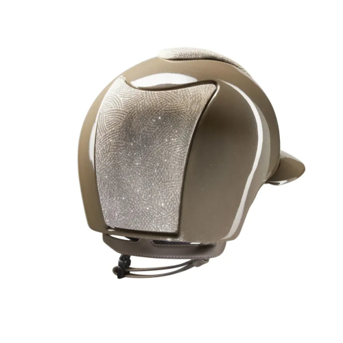 kask cromo 2.0 kep beżowy świecący