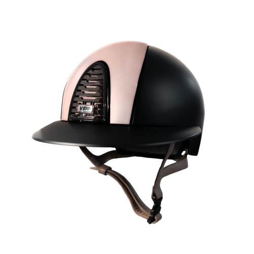 kask kep cromo2.0 mirror rosegold black szeroki daszek czarny