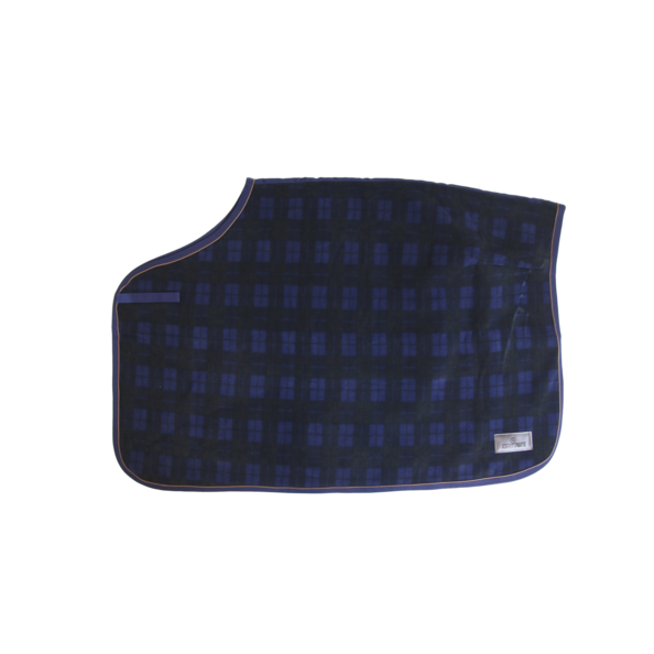 Kentucky Quater Rug Heavy check printing  navy