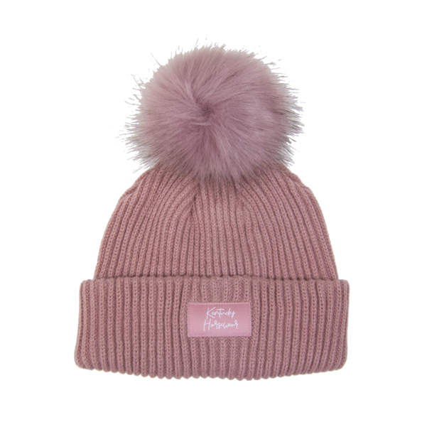 Beanie pompom kentucky old rose