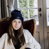 Czapka zimowa Navy kentucky Beanie pompom