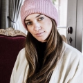Czapka Glitter Beanie Kentucky różowa