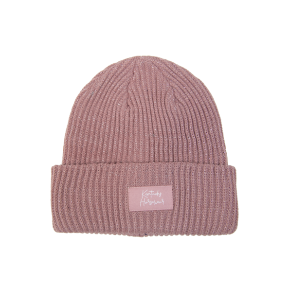 Czapka zimowa Beanie Glitter pink