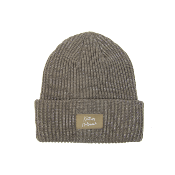 Glitter Beanie czapka zimowa Kentucky beżowa