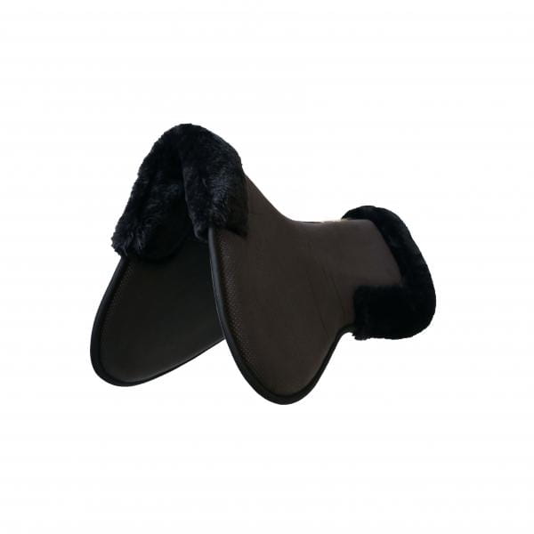 Kentucky Sheepskin Anatomic Half Pad Absorb, podkładka pod siodło futro brązowe